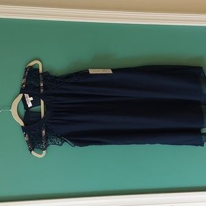 Magnolia Sky, small, navy dress, NWT